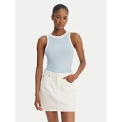 Guess Jeans Top W6GPZ8 KF641 Svetlo modra Slim Fit