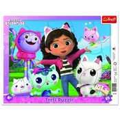 Trefl Gabbys Dollhouse Puzzle 25 kosov uokvirjeno