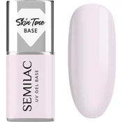 Semilac UV Gel Base Skin Tone Base podlak za gel nohte odtenek Natural Pink 7 ml