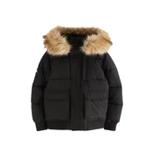 Superdry Plašč Everest črna