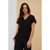 Marisse Womens T-Shirt L-Ts-4076 Black