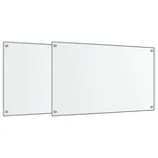 vidaXL vidaXL Kuhinjska zaščitna obloga 2 kosa 70x50 cm kaljeno steklo, (21410217)