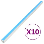 Vidaxl Kabelska cev samolepilna 10x10 mm 10 m PVC