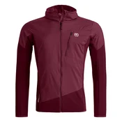 Moški pulover Ortovox Trace Hybrid Jacket Mens Red Malbec XL