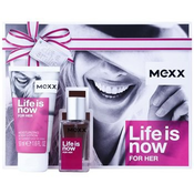 Mexx Life is Now for Her darilni set toaletna voda + losjon za telo