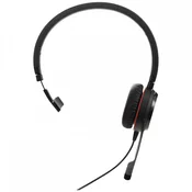 Jabra EVOLVE 20 MS Mono USB Headband Special Edition Noise cancelling, USB connector, with mute-button and volume control on the cord, with leatherette ear cushion, Microsoft optimized (4993-823-309)