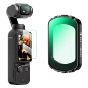 K&F Magnetic Black Mist 1/8 Filter for DJI Osmo Pocket 3, Black Diffusion