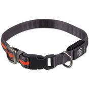 Ovratnica Dog Fantasy USB LED najlonska svetleča M-L oranžna 2,5x45-65cm