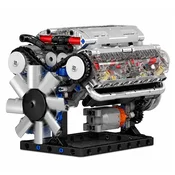 slomart LEAN TOYS Gradbeni bloki: Motor V8 z gibljivimi deli, 552 el.