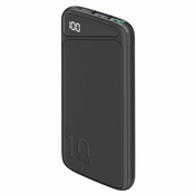 Goobay PowerBank 10.000 mAh USB-C Quick-Charge 3.0 črna prenosna baterija