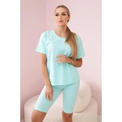Set of top+leggings mint