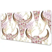 Decormat Namizna podloga Flower skull 120x60 cm