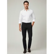 Elit Elegantne muške pantalone sa teksturom, Crne