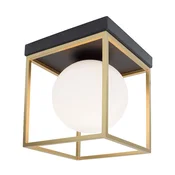 JULIET PLAFONSKA LAMPA E14 /IP20/MESING & CRNA