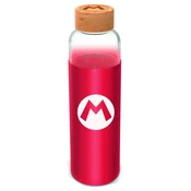 Epee Steklenica Super Mario iz stekla s silikonskim ovitkom, 585 ml