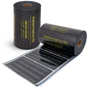 shumee Komplet IR grelne folije Cronos GRAPHENE 220W/m2 50cm - 7m2 + termostat AC605H-WiFi bel