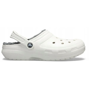 shumee CROCS CLASSIC PODLOŽENI ČEVLJI 203591 M12 I EU 4647 BELA SIVA