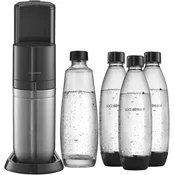 SodaStream SodaStream Duo - Aparat za gazirano vodo brez CO2 bombice, z 1 stekleno in 3 plastičnimi steklenicami