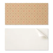 shumee Samolepilne potiskane ploščice - idealne za kuhinjo s cvetličnim vzorcem v mreži 6x60x30 cm