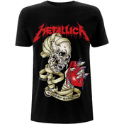 Metallica Majica Heart Explosive Unisex Black L