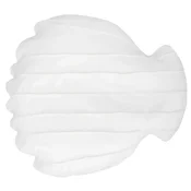 Casa Padrino luxury beanbag sea shell white 150 x 135 x H. 35 cm - Floating beanbag - Handmade seat cushion - Garden decoration - Terrace decoration - Pool decoration - Luxury accessories