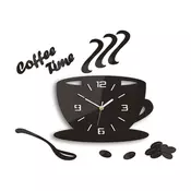 Zidni satovi COFFE TIME 3D WENGE HMCNH045-wenge (moderni zidni)
