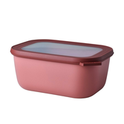 MEPAL Cirqula posoda za shranjevanje 1,5l/21x16x9cm/bordo/plastika pp, tpe