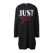 Just Cavalli Sweater majica, crna / bijela / tamno crvena