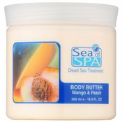 Sea of Spa Dead Sea Treatment maslac za tijelo s mangom i breskvom (Body Butter) 500 ml