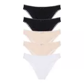 Dorina Slip bež / crna / bijela