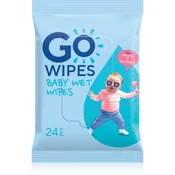 GoWipes Baby Wet Wipes vlažni robčki za otroke od rojstva 24 kos