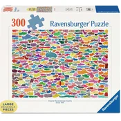 Puzzle 300 kosov – 387 kužkov in mačka