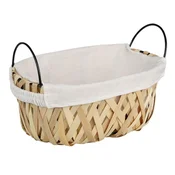 Bread basket, wicker wood, 25 x 17 cm - Kesper