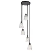 RABALUX Visilica Jarina 5x40W crna