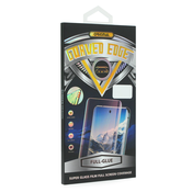 Zaščitno steklo ukrivljeno za Honor Magic5 Pro Teracell, full glue, črna in prozorna