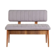 Hanah Home Trpezarijska klupa Vina Bank 110x85x40cm Orah