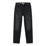 MANGO Kavbojke NEWMOM črn denim