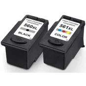 Komplet Canon PG-560XXL + CL-561XXL/Canon Pixma TS5350, TS5351,TS5352, TS5353, TS7450, TS7451 kompatibilni kartuši (2) - črna XXL, barvna XXL