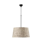 ONLI - Luster na sajli MAIDA 1xE27/15W/230V precnika 50 cm braon