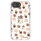Silikonski prozorni ovitek za Apple iPhone 17e - Pumpkin spice