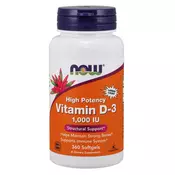 NOW FOODS Vitamin D-3 1000 IU 360 kaps.