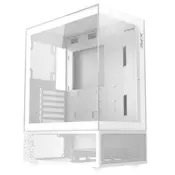 ADATA XPG Midi ATX Invader X Mini kućište, 5x120 mm ARGB ventilatora, bez napajanja, staklena bočna ploča, bijelo INVADERXMINIMT-WHCWW