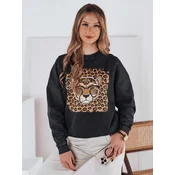Bluza damska one size CHEETAHART grafitowa Dstreet