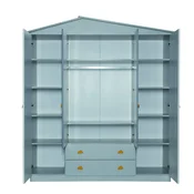 HANAH HOME Ormar sa 4 vrata Ayder Grey