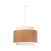Duolla - Luster na sajli SOHO 1xE27/40W/230V prec. 40 cm bež/krem