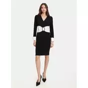 Joseph Ribkoff Cocktail obleka 253768 Črna Slim Fit