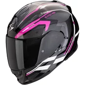 Integrální helma na motorku Scorpion EXO-491 KRIPTA cerno-ružovo-bílá