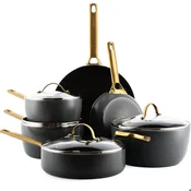 GREEN PAN Set posod GreenPan Padova Reserve 6 kosov črno-zlato, (5000508903)