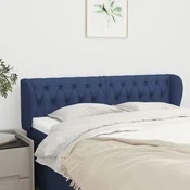 Vidaxl vidaXL Vzglavnik s krilci moder 163x23x78/88 cm blago