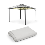 Blumfeldt Panteon Solid Sky Ambient Solar, paviljon, 3 × 4 m, solarna razsvetljava (PL-SoS-2908)